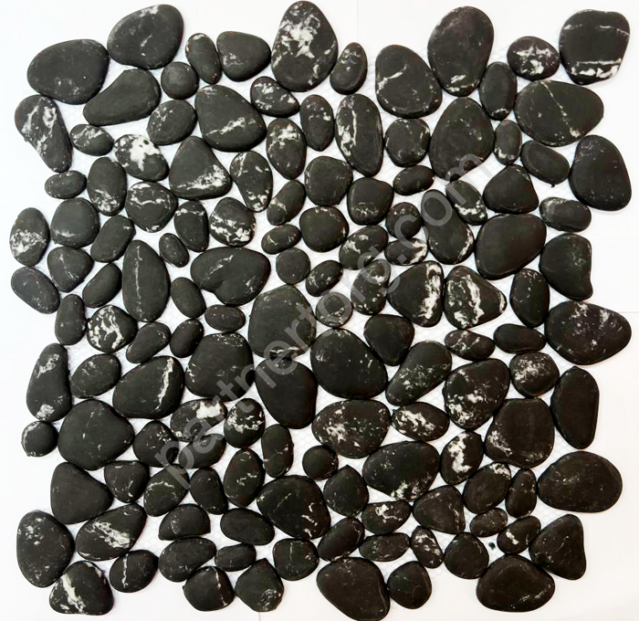 Black rock черная галька Orro Mosaic стеклянная мозаика