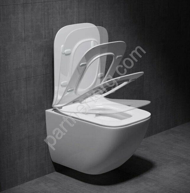 Grossman GR-4447S подвесной безободковый унитаз с сидением