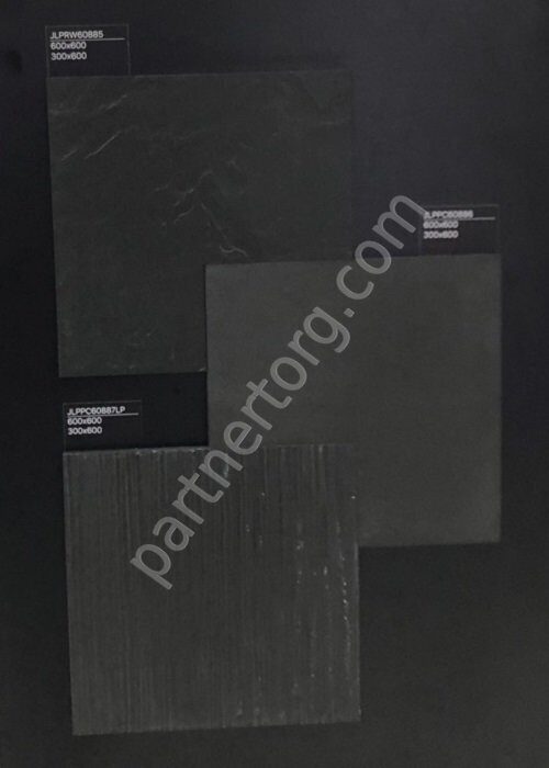 Black & White Juliano керамогранит чёрный матовый 60х60 см