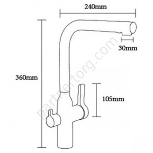 Gappo G4399-4 смеситель для кухни
