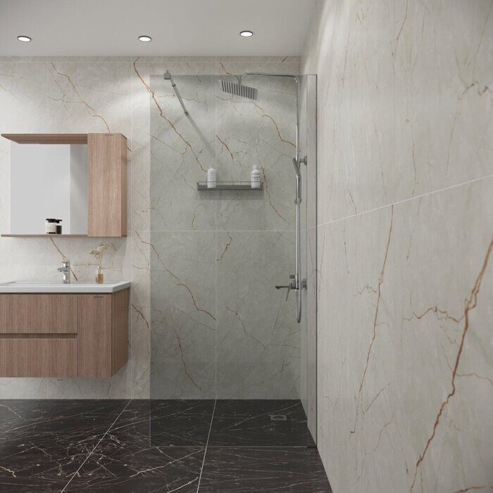 Niagara Eco NG-531-90 душевая перегородка 90х190см, хром, стекло прозрачное