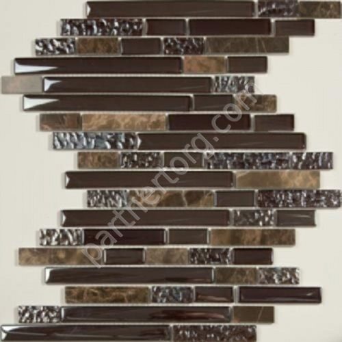 Коричневая комбинированная мозаика Exclusive series S-818