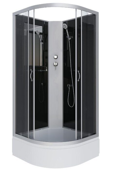 Niagara Classic NG-3501-14BK душевая кабина 90х90х200см, тонированное стекло, средний поддон