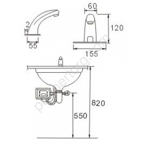Frap F512-1 смеситель для раковины хром