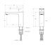 Cezares STYLUS-LS-IN смеситель для раковины с донным клапаном Сатин