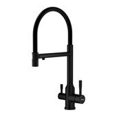Raglo R81.63.06 смеситель для кухни со съемным изливом на магните и подключением фильтра питьевой воды, черный