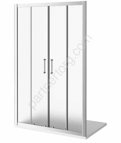 Latte WTW-TD-170-G-WE Bas душевое ограждение, 170х185 см, стекло матовое, профиль белый