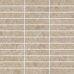 Genesis Cream Mosaico Grid натуральная мозаичная плитка бежевая Italon 30х30см