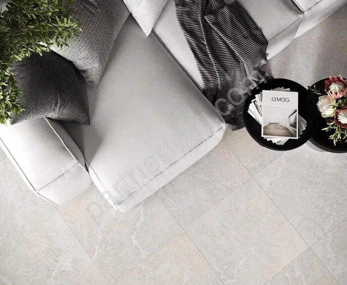 Blaze Silver сатинированный карвинг керамогранит 60х60см Laparet