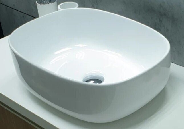 Velvex 78542 раковина накладная на столешницу 46,7х37х16см