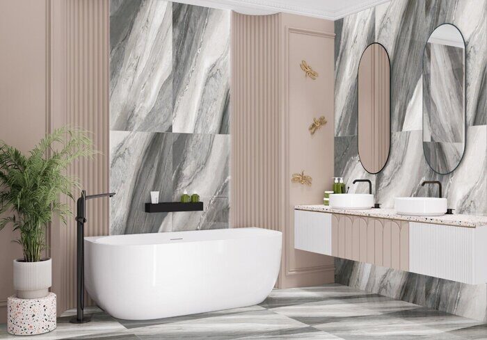 Skyfall LCM керамогранит серый полированный 120х60см