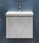 Geometry 500-0-1 тумба подвесная для ванной комнаты с умывальником  Como 50