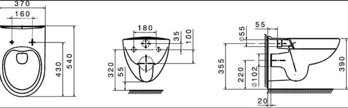 Victoria Roca унитаз подвесной безободковый 34639300Y