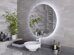 Cosmo зеркало круглое 70см для ванной комнаты  с сенсорным выключателем