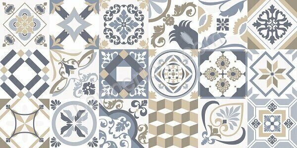 Artwood Pattern New Trend настенная плитка цветная глянцевая печворк 30х60см