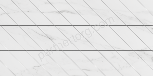 Supreme Corner Platinum SM01 платина неполированный керамогранит 30х60см Estima Фальшмозаика правый