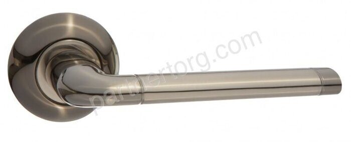 Ручка дверная AL 503-08, черный никель/никель матовый INAL 503-08 BN-SN