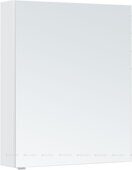 Алвита new 70 зеркальный шкаф белый матовый для ванной комнаты Aquanet