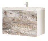 Push 60П тумба 2я подвесная бетон