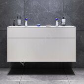 M50AFHX1203WM INSPIRE V2.0, База под раковину, подвесная, 120 см, 3 ящика, push-to-open, белый матов