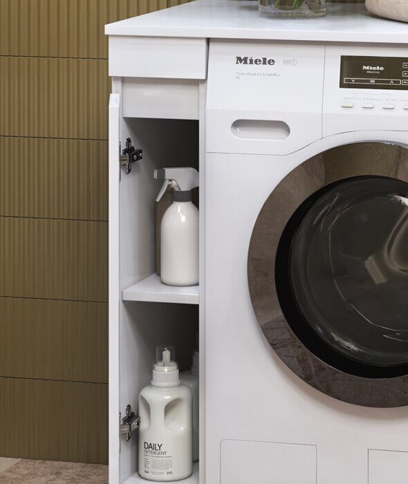 Urban 200-1-0 тумба для ванной комнаты со столешницей 80см над стиральной машиной