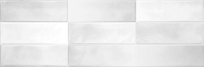 Style настенная плитка серая глянцевая рельеф кирпичик 20х60см Alma Ceramica TWU11STL707