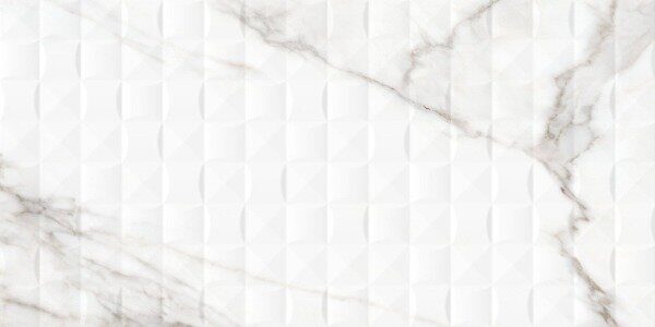 Aurea Relief New Trend настенная плитка белая матовая 30х60 см