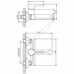 HB60805-8 Haiba смеситель для ванны белый/хром