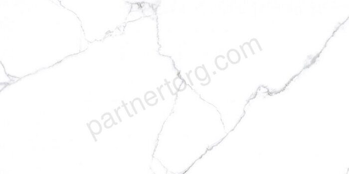 Atlantic White белый полированный керамогранит 60х120см Laparet