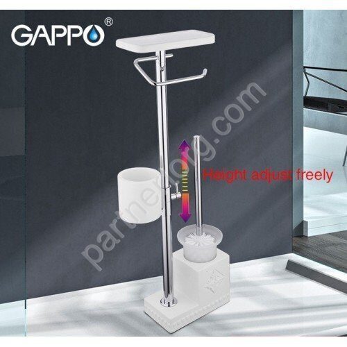 Gappo G902-1 многофункциональная стойка белый/хром