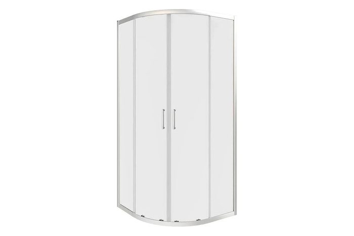 Cube R-100-C-CH душевой уголок 100 см, стекло прозрачное, профиль хром