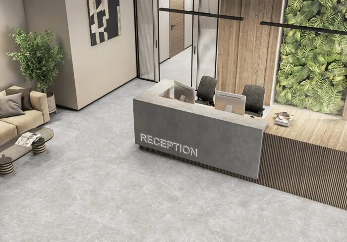 Crema Marfil керамогранит светло-серый матовый 60х60см Alma Ceramica GFU04CMF07R