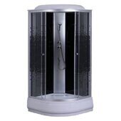 Loranto CS-6680-25K 80, 80*80*215 душевая кабина, поддон 25см, прозрачное стекло