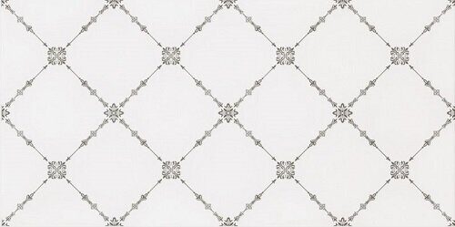 Brenta декор белый глянцевый 25х50см Alma Ceramica DWU09BRT004