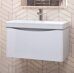 Glem 700-0-1 тумба подвесная белая для ванной комнаты с умывальником 9595 (70)