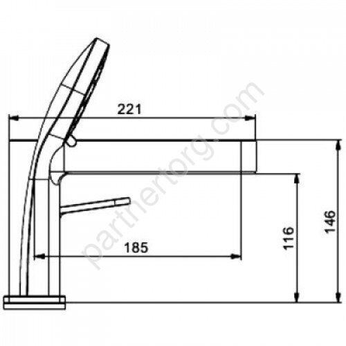 Gappo G1199-30 смеситель для ванны