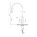 Raglo R81.64.05 смеситель для кухни с подключением к фильтру питьевой воды, сатин