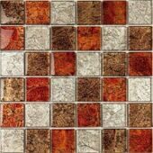 Красно-коричневая стеклянная мозаика Exclusive series S-805