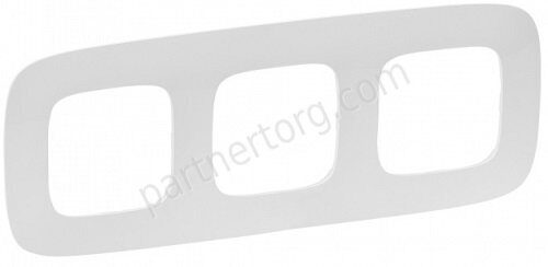 Рамка 3 поста для серии Valena Legrand Allure в белом цвете