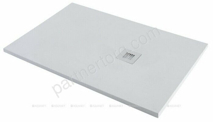 Aquanet Pleasure, душевой поддон 140x90х3 см, литьевой мрамор, цвет белый