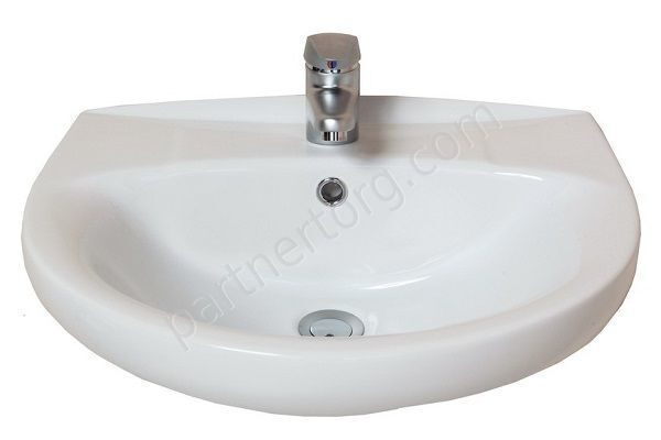 Канны 50.11 белая напольная тумба для ванной комнаты Onika с умывальником Канны 50