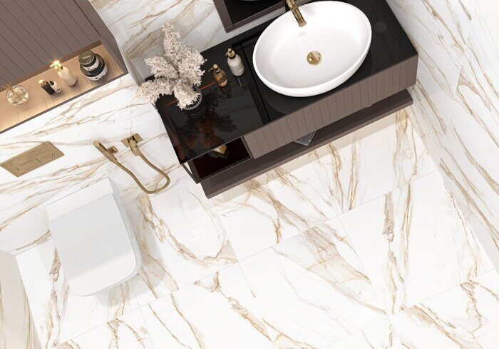 Sandy Carrara LCM керамогранит белый глянцевый 60x60