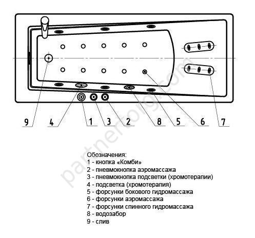 Либра ванна акриловая Aquatek 150х70 см с каркасом и сливом-переливом