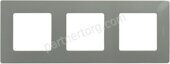 Рамка 3 поста для серии Etika Legrand в цвете светлая галька
