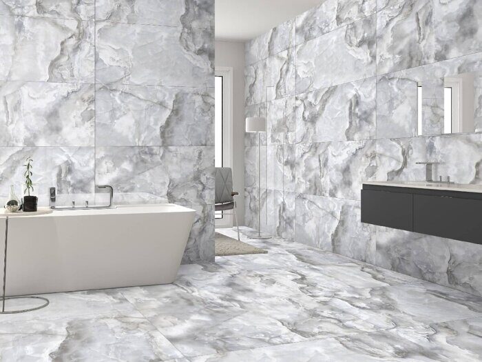 Honey Onyx Bianco Polished PR214 керамогранит 120х60см Primavera