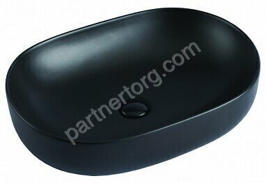 Azario черная матовая  раковина настольная 60х41,5х13,5см AZ-78326MB