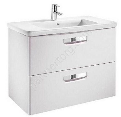 Gap тумба для ванной комнаты белый глянец 70 Roca