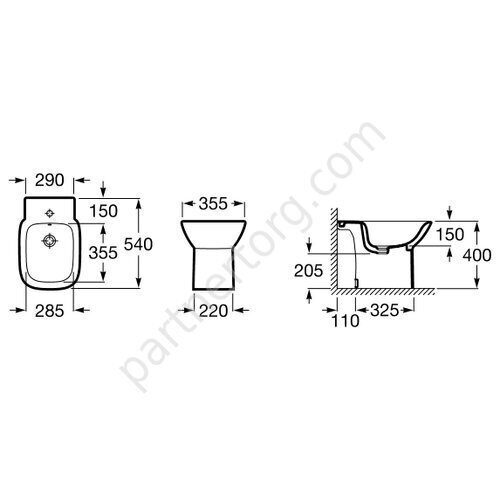 Debba Roca биде напольное