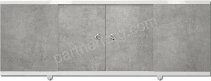 Экран-купе под ванну с раздвижными дверцами цветной 149х56см