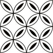 Stream A17922 керамогранит геометрия белый матовый 30х30см Cersanit